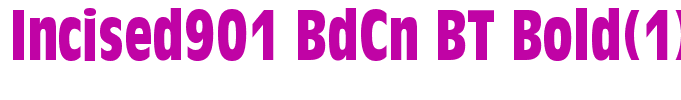 Incised901 BdCn BT Bold(1)